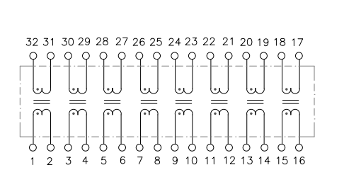 HALO Electronics T1/E1 Mini-Octal™ Isolation Modules